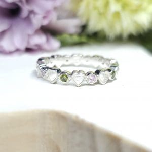 Breastmilk Ring, Breastmilk Birthstone Ring, Ashes inclusion ring